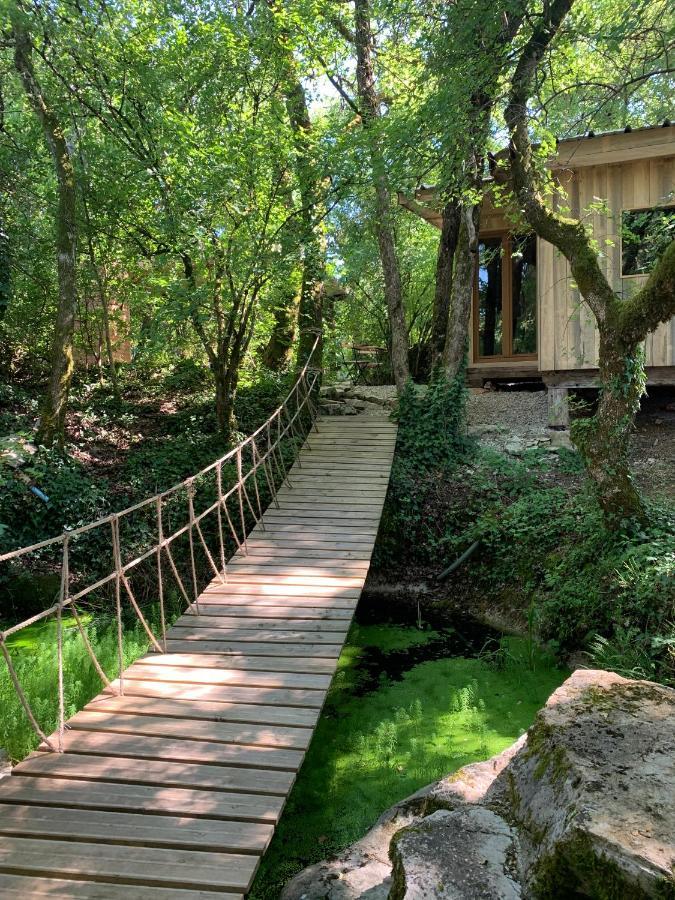 Cabane Lodge Avec Spa Privatif Livernon المظهر الخارجي الصورة